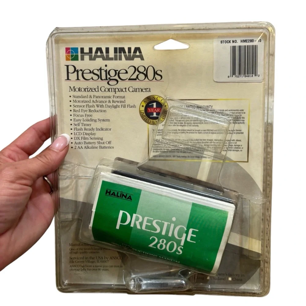 Vintage Brand New in Package Halina‎ Prestige 280’s Compact 35 mm Camera